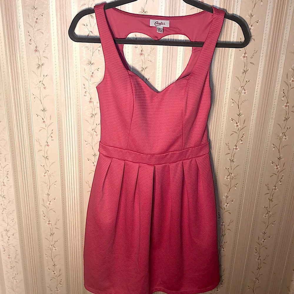 Candies Pink Dress w/ Heart-shaped Cutout